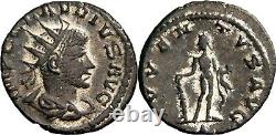 VERY RARE Claudius II Gothicus AD 268 BI Antoninianus HERCULES Roman Coin withCOA