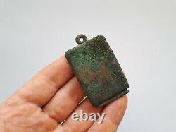 VERY RARE Dog Tag ID Royal Hungarian Honved Paper Brass card WWI WW1 original