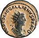 VERY RARE Gallienus AD258 Antoninianus Samosata Ancient Roman Coin CERTIFIED COA