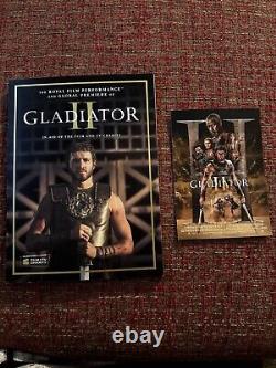 VERY RARE Gladiator II Royal Film Performance Programme + TICKET Premiere 2024