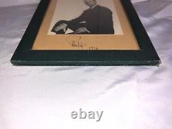 VERY RARE HRH Prince Philip Signed 1973 Presentation Photo English Royalty