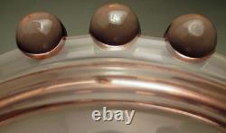 VERY RARE Imperial Glass Candlewick Liberty Ashtray set #400/550 Only made 1943