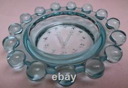 VERY RARE Imperial Glass Candlewick Liberty Ashtray set #400/550 Only made 1943