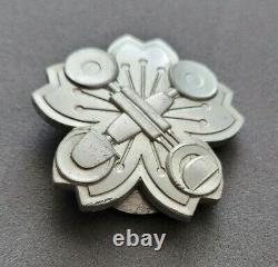 VERY RARE! Japanese Imperial Army Artillery? Ommunication Badge! WWII 1931-1945