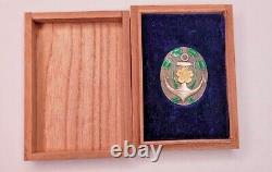 VERY RARE! Japanese Imperial Navy Short Service Completion Badge! +Original box