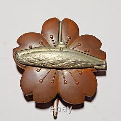 VERY RARE! Japanese Imperial Navy Submarine School Completion Badge + box