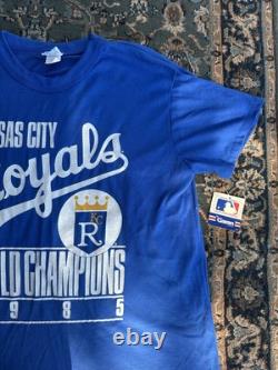 VERY RARE Kansas City Royals Vintage World Champions 1985 Brand New With Tags