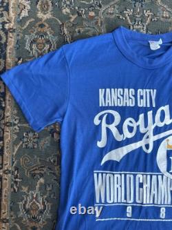 VERY RARE Kansas City Royals Vintage World Champions 1985 Brand New With Tags