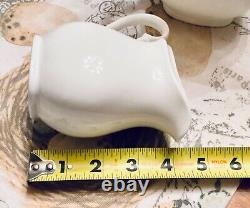 VERY RARE NWT Villeroy Bock Royal Weiss Germany Tea Pot Coffee Set Creamer Sugar