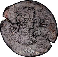 VERY RARE Only One Example EGYPT, Alexandria. Galba AD68 Drachm Roman Coin wCOA