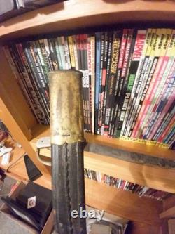 VERY RARE Original Imperial German Etched Forestry Cutlass Dagger with Scabbard