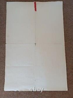 VERY RARE Poster 1960s Royal Vetinary College Formula 4 + The Millionaires