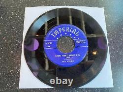 VERY RARE R&B FATS DOMINO on Blue IMPERIAL EVERY NIGHT ABOUT THIS TIME