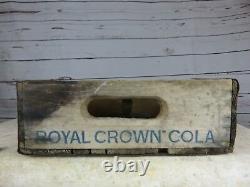 VERY RARE RC Royal Crown COLA BLUE LETTERING 1974 BEVERAGE Soda CRATE Tennessee