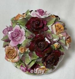 VERY RARE ROYAL ALBERT OLD COUNTRY ROSES Footed 5 Bowl of BONE CHINA Roses