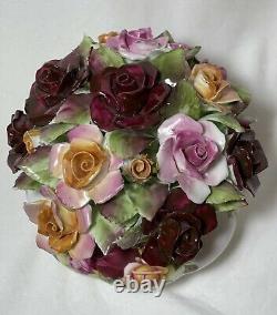 VERY RARE ROYAL ALBERT OLD COUNTRY ROSES Footed 5 Bowl of BONE CHINA Roses