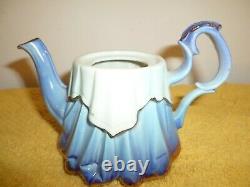 VERY RARE Royal Albert Old Country Roses Ruffled Skirt Mini Teapot 1996 Blue