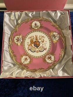 VERY RARE Royal Collection Fine Bone China Great Exhibition 1851 Plate The Crown