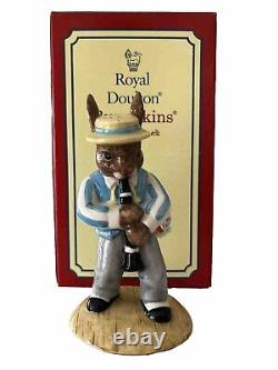 VERY RARE Royal Doulton Clarinet Player Bunnykins DB184 Jazz Band LIMITED EDN