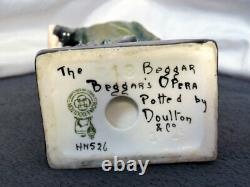 VERY RARE Royal Doulton Figurine The Beggar HN526 Beggar's Opera GREAT COLOR