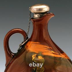 VERY RARE Royal Doulton Kingsware Crombie GOLFING Whisky Jug / Bottle / Flask