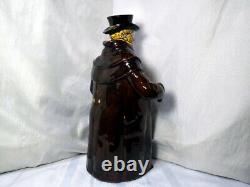 VERY RARE Royal Doulton Kingsware Modelled Head COACHMAN Whiskey Decanter 10