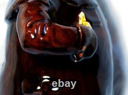 VERY RARE Royal Doulton Kingsware Modelled Head COACHMAN Whiskey Decanter 10