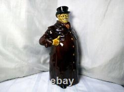 VERY RARE Royal Doulton Kingsware Modelled Head COACHMAN Whiskey Decanter 10