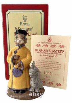 VERY RARE Royal Doulton Mandarin Bunnykins DB252 LIMITED EDITION BOX & CERT