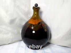 VERY RARE Royal Doulton PAINTED NECK Kingsware Crombie GOLFING Whisky Jug stoppe