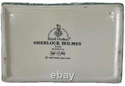 VERY RARE Royal Doulton Sherlock Holmes D7038 Bookend Book End MINT UK Made