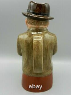 VERY RARE Royal Doulton Toby Jug CLIFF CORNELL LARGE TAN SUIT