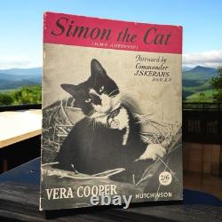 VERY RARE Simon The Cat (HMS Amethyst) Royal Navy, Yangtse Incident, WWII, China