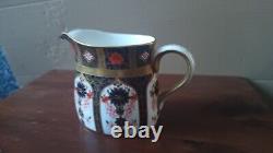 VERY RARE TO FIND'Unique Variation Version' Royal Crown Derby 1128 SGB Milk Jug