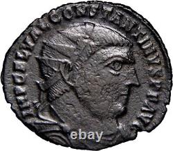 VERY RARE Title and Portrait of CONSTANTINE the GREAT Radiate Ancient Roman Coin