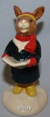 VERY RARE U. S. VERSION Royal Doulton Bunnykin Carol Singer Bunnykins DB104, 1986