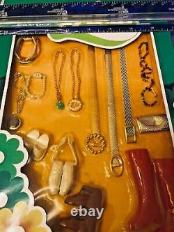 VERY RARE Vintage Accessories Fits Barbie FASHION ROYAL1/6 clone JEWELRY SHOES