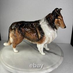 VERY RARE Vintage Royal Doulton HN1057 Large Standing Collie Dog Figurine 10