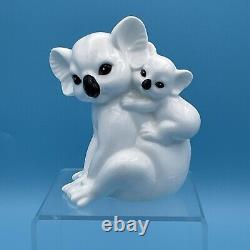 VERY RARE Vintage Royal Osborne White Bone China Koala And Baby Joey MMR-2713