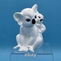 VERY RARE Vintage Royal Osborne White Bone China Koala And Baby Joey MMR-2713