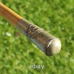 VERY RARE WW1 RGLI Royal Guernsey Light Infantry Military Swagger Stick VGC