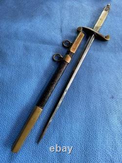 VERY RARE! Zlatoust N-II Imperial Russian Navy Officer's dirk M1914 Naval dagger