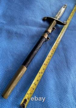 VERY RARE! Zlatoust N-II Imperial Russian Navy Officer's dirk M1914 Naval dagger
