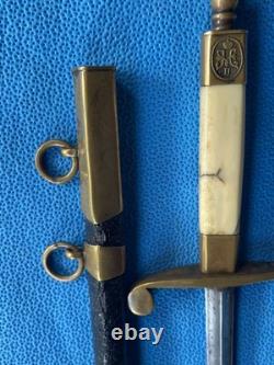 VERY RARE! Zlatoust N-II Imperial Russian Navy Officer's dirk M1914 Naval dagger