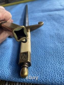 VERY RARE! Zlatoust N-II Imperial Russian Navy Officer's dirk M1914 Naval dagger