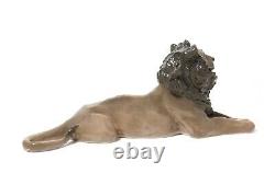 VERY RARE porcelian figure Royal Copenhagen #164 Lion by Jessie Borlwiych