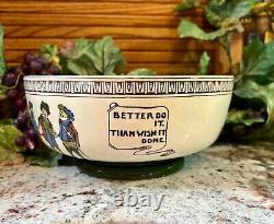 VERY RAREROYAL DOULTON THREE MUSKETEERS CHARLES NOKE FRUIT BOWL1920's #D3051