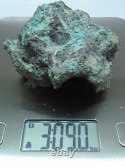 VERY Rare Michigan Native Copper Mine Isle Royale Dodgeville Drill Scar Calcite