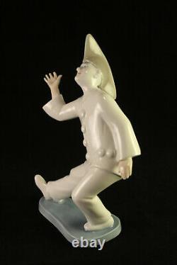 VERY Rare Royal Copenhagen 486 Pierrot Clown Porcelain Figurine Tivoli B&G 2353