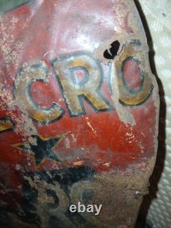 VINTAGE RC ROYAL CROWN COLA 15 ADVERTISING Embossed Metal Sign VERY SCARCE RARE